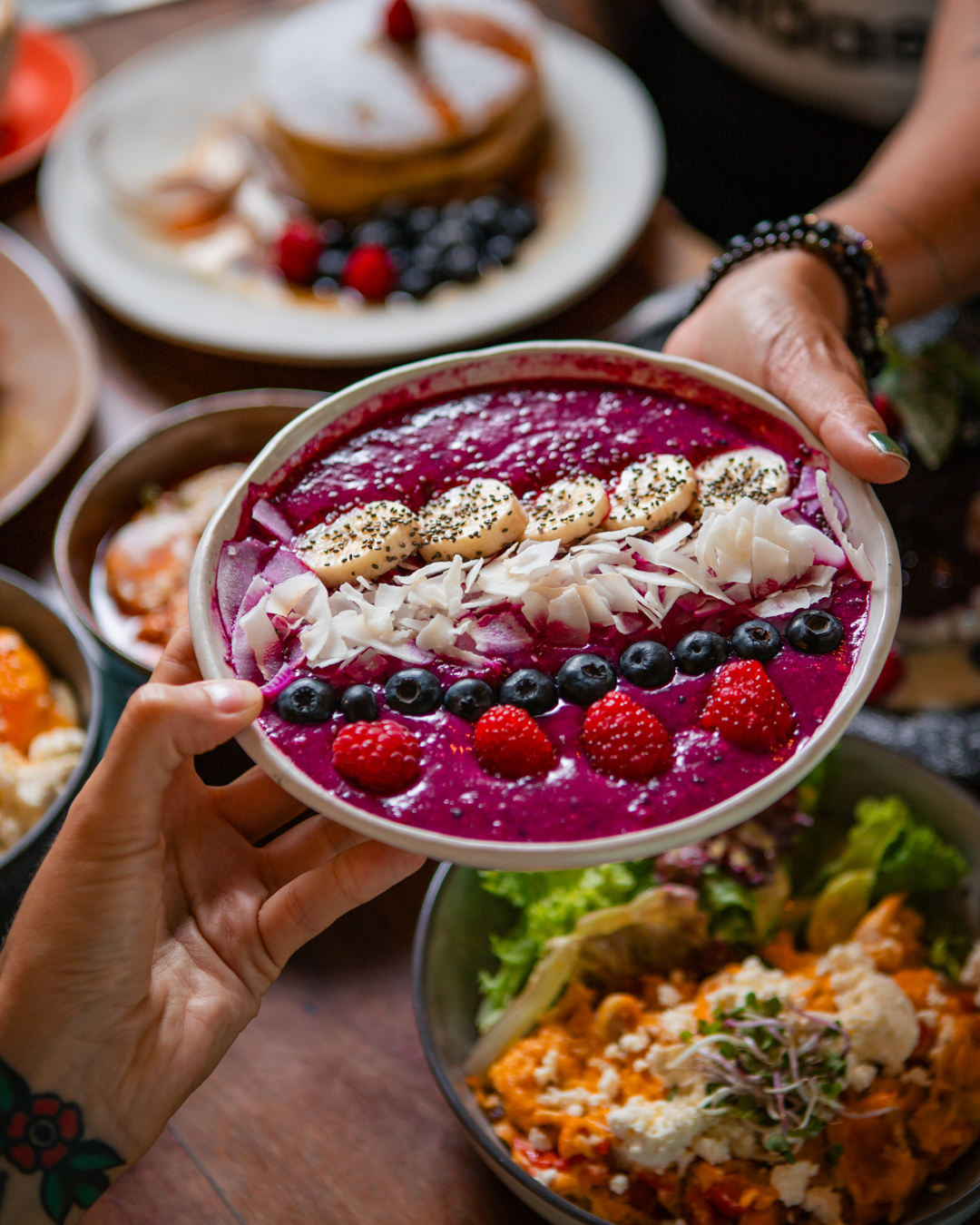 Floating food
